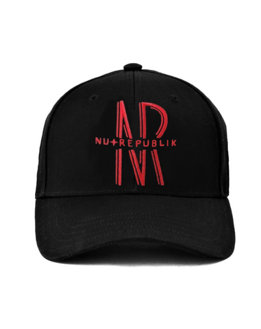 NR HAT BLACK/RED
